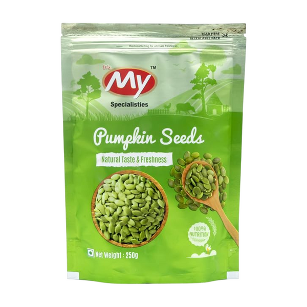 Roasted Pumpkin Seeds 250gm | Protein Snacks | Zero Cholesterol, Dietary Fiber, No Gluten | Kashifal Seeds for Eating | Immunity Booster Seeds | Fibre Rich Superfood