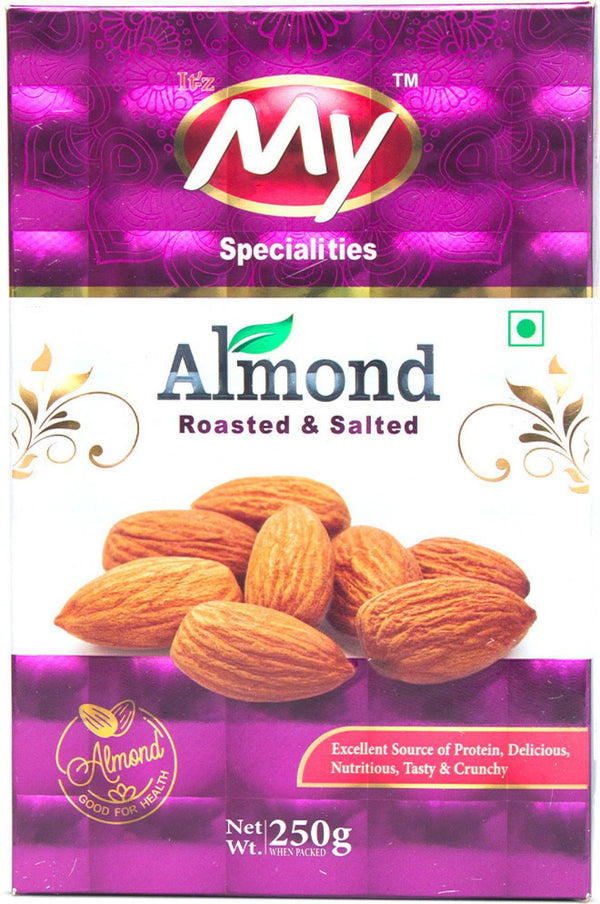 ALMOND Roasted & Salted | Natural Premium Selected Badam | Almond Dry Fruits | Almonds